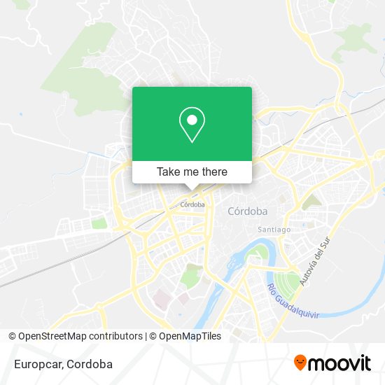 Europcar map