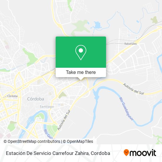 Estación De Servicio Carrefour Zahira map