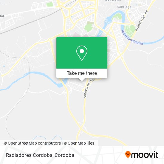 Radiadores Cordoba map