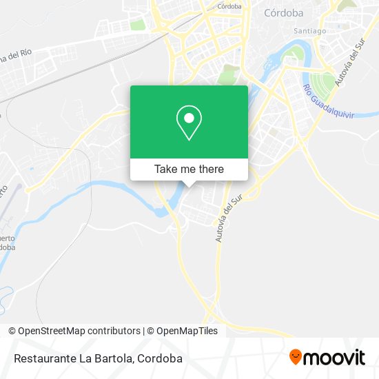 mapa Restaurante La Bartola
