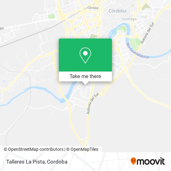 mapa Talleres La Pista