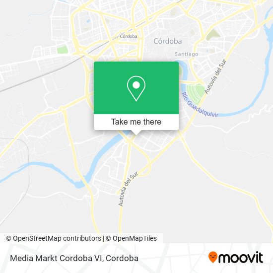 Media Markt Cordoba VI map