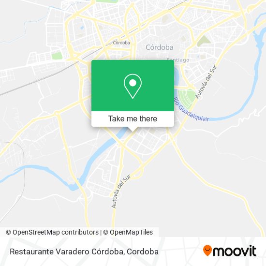 mapa Restaurante Varadero Córdoba