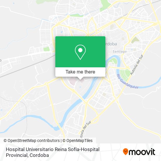 Hospital Universitario Reina Sofía-Hospital Provincial map