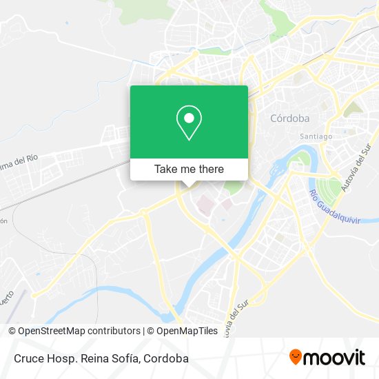 Cruce Hosp. Reina Sofía map