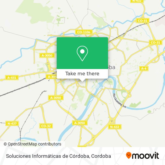 Soluciones Informáticas de Córdoba map