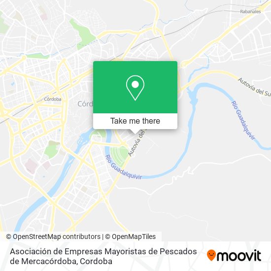 Asociación de Empresas Mayoristas de Pescados de Mercacórdoba map