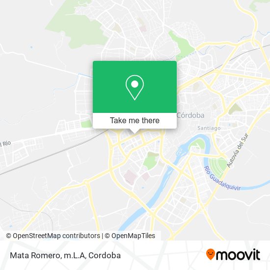Mata Romero, m.L.A map