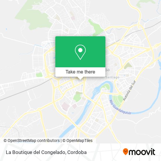 La Boutique del Congelado map