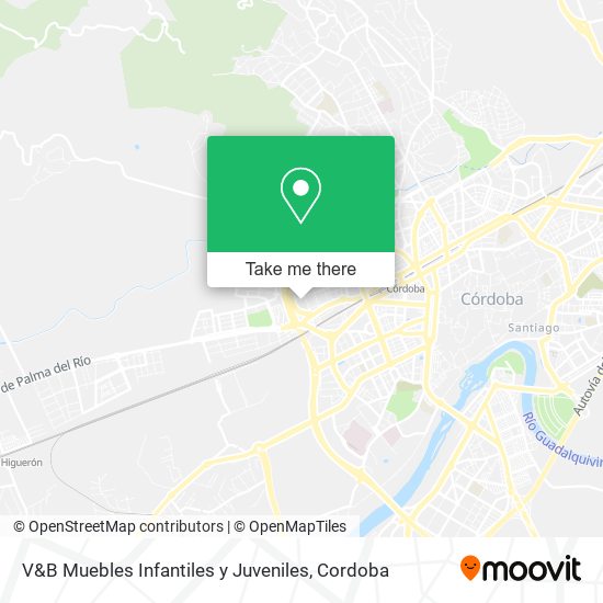 V&B Muebles Infantiles y Juveniles map