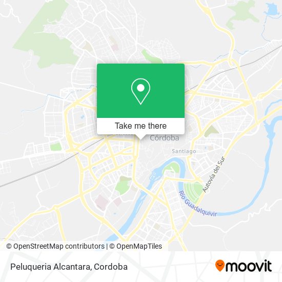 Peluqueria Alcantara map