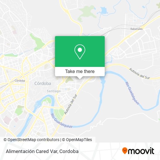 Alimentación Cared Var map