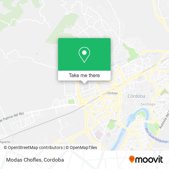 Modas Chofles map