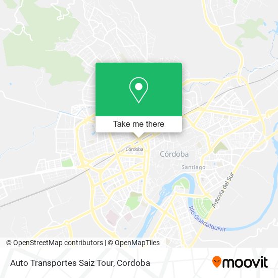 Auto Transportes Saiz Tour map