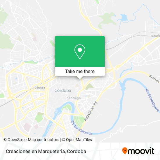 Creaciones en Marqueteria map