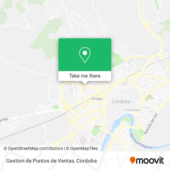 mapa Gestion de Puntos de Ventas