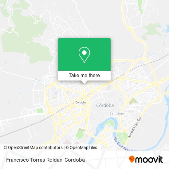 Francisco Torres Roldan map