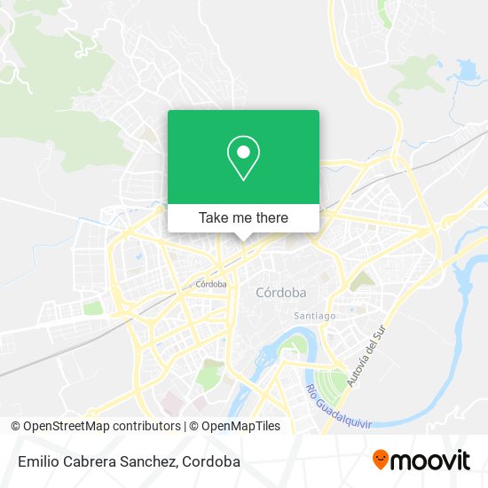 Emilio Cabrera Sanchez map