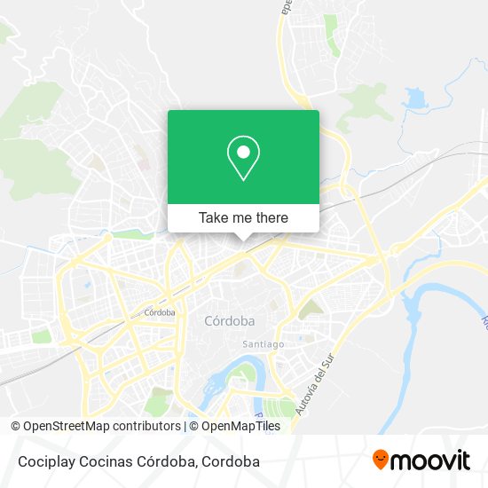 Cociplay Cocinas Córdoba map