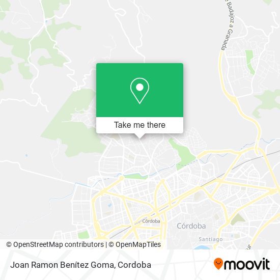 Joan Ramon Benítez Goma map