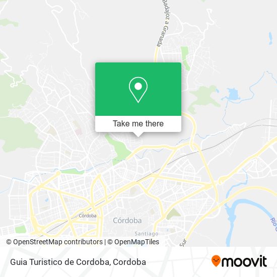 Guia Turistico de Cordoba map