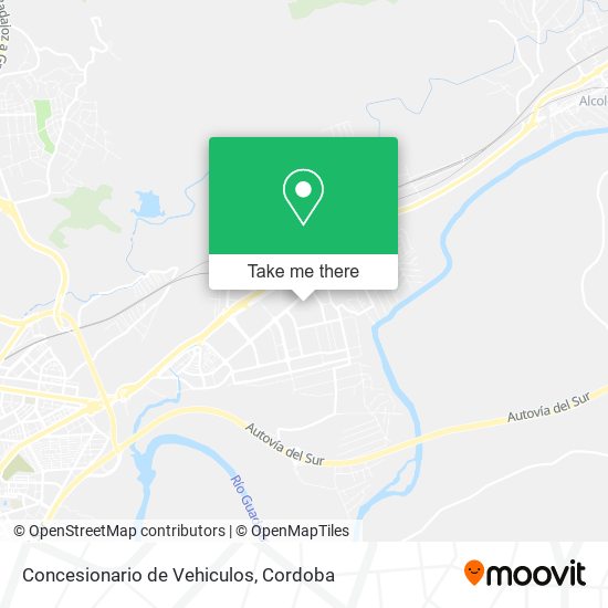 Concesionario de Vehiculos map