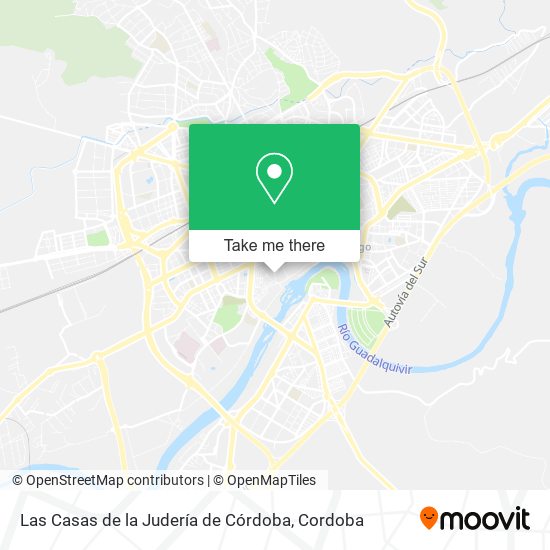 mapa Las Casas de la Judería de Córdoba