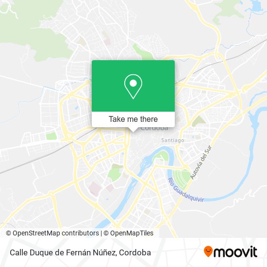 Calle Duque de Fernán Núñez map