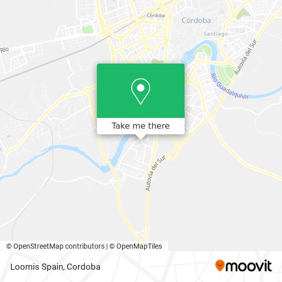 Loomis Spain map