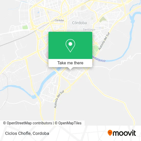 Ciclos Chofle map
