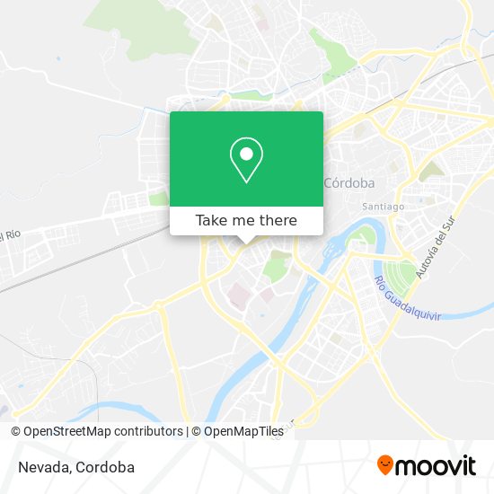 mapa Nevada