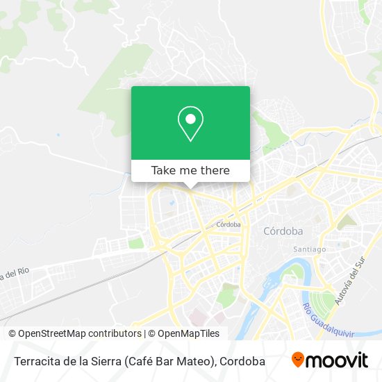 Terracita de la Sierra (Café Bar Mateo) map