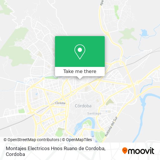 Montajes Electricos Hnos Ruano de Cordoba map
