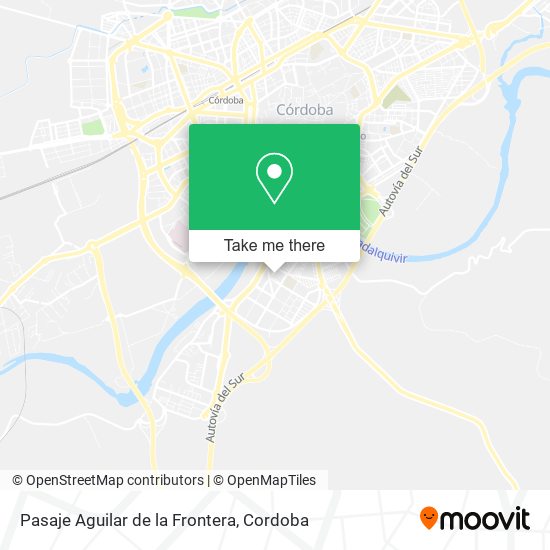 Pasaje Aguilar de la Frontera map