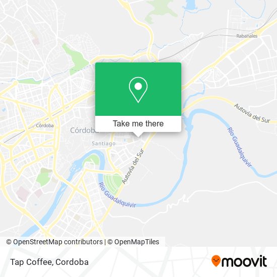 Tap Coffee map