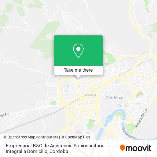 Empresarial B&C de Asistencia Sociosanitaria Integral a Domicilio map