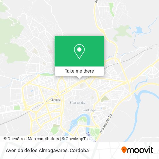 mapa Avenida de los Almogávares
