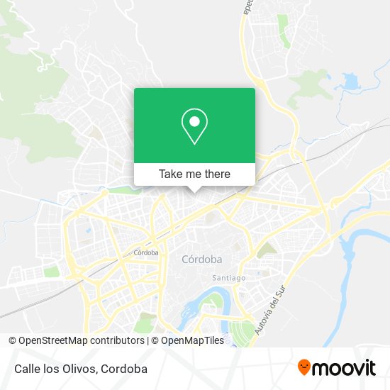 Calle los Olivos map