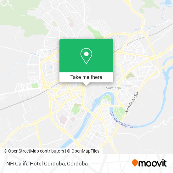 NH Califa Hotel Cordoba map