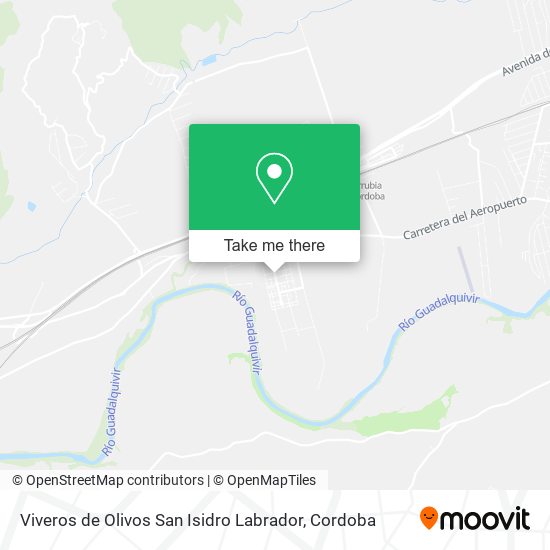 mapa Viveros de Olivos San Isidro Labrador