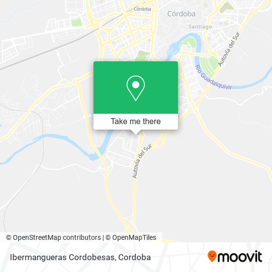 Ibermangueras Cordobesas map