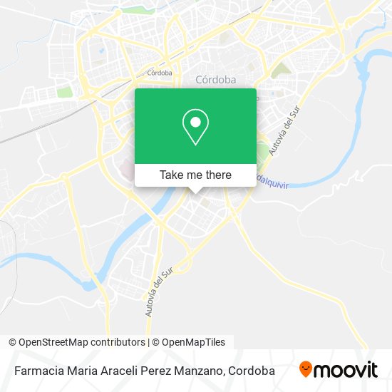 Farmacia Maria Araceli Perez Manzano map