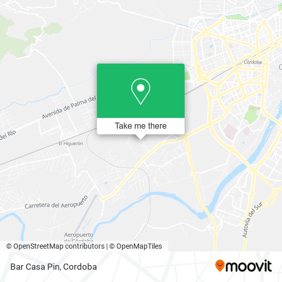 mapa Bar Casa Pin