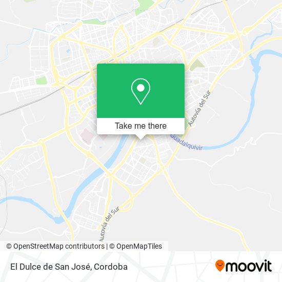 El Dulce de San José map