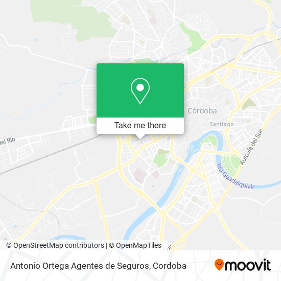 mapa Antonio Ortega Agentes de Seguros