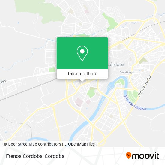 mapa Frenos Cordoba