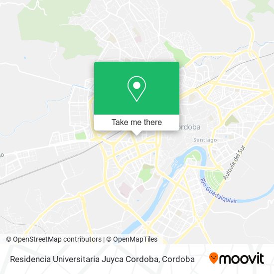 mapa Residencia Universitaria Juyca Cordoba