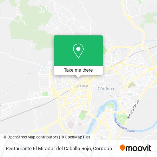 Restaurante El Mirador del Caballo Rojo map