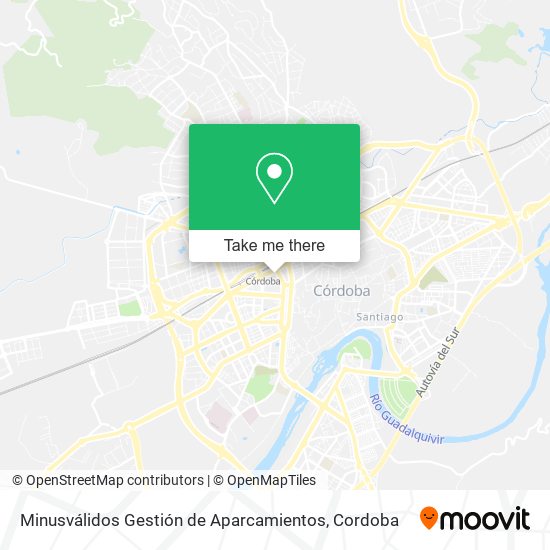 Minusválidos Gestión de Aparcamientos map