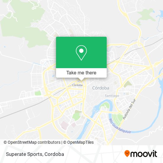 Superate Sports map